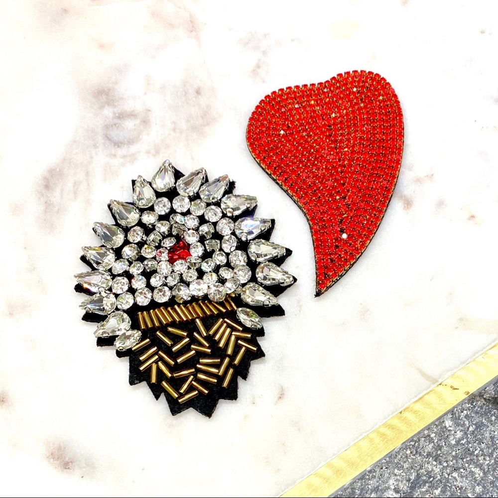 Rhine Stone Patches (set of 2)